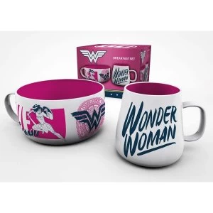 image of DC Comics Wonder Women Brave Breakfast Set