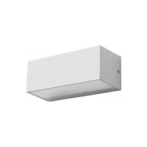 Image of Netlighting Ara 1 Light Outdoor Wall Light White IP65