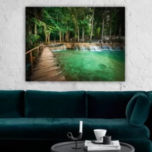Image of 221771656_70100 Multicolor Decorative Canvas Painting