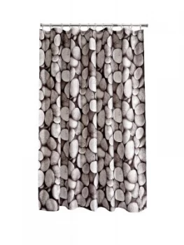 image of Aqualona Pebbles Shower Curtain - Multi