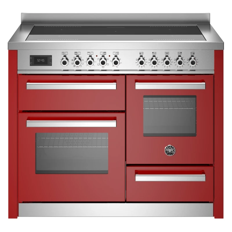 Image of Bertazzoni PRO115I3EROT 110cm Professional XG Induction Range Cooker - RED PRO115I3EROT