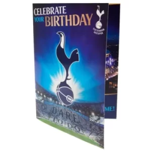 image of Tottenham Hotspur FC Musical Birthday Card