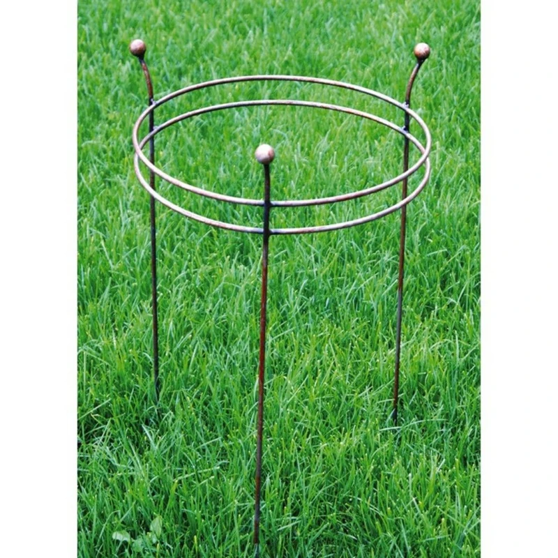 Image of Poppy Forge Double Ring Frame (Small) (Pack of 2) - L33 x W33 x H63.5cm - BM/RtR in Brown Brown Unisex