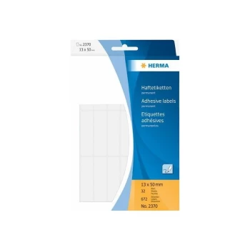 Image of Multi-purpose labels/colour dots Ø 32mm round white paper matt hand inscription 480 pcs. - Herma