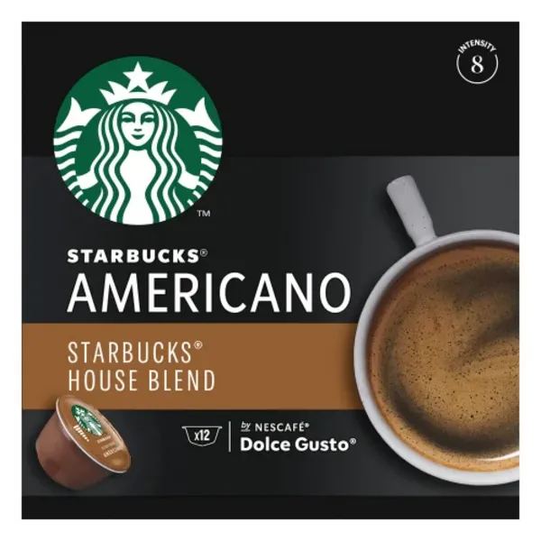 Image of Nescafe Dolce Gusto Starbucks House Blend Americano Coffee 36 Pods