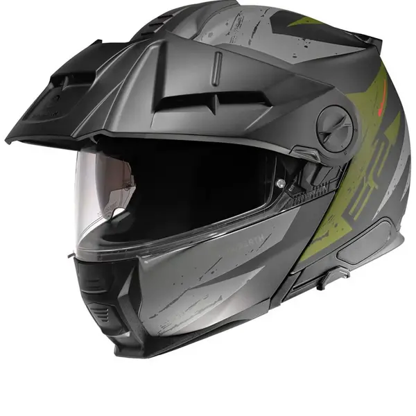 Image of Schuberth E2 Explorer Dark Green Modular Helmet Size 2XL