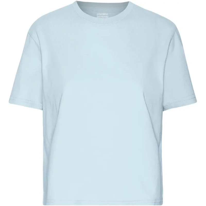 Image of Colorful Standard Womens T-Shirt Colorful Standard Organic Boxy polar blue Bleu Female M