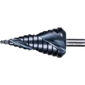 image of Pferd Step Drill HSS 13 Drilling Steps Diameter 4-39mm 3-SURFACE Shaft Diameter