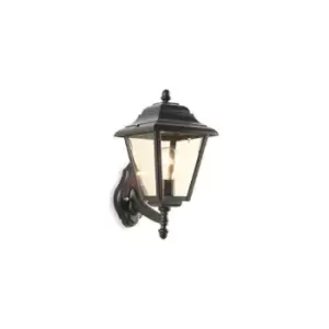 image of Wall lamp 4 Panel, high, black