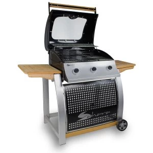 image of Sahara 3-Burner Oak Roaster BBQ