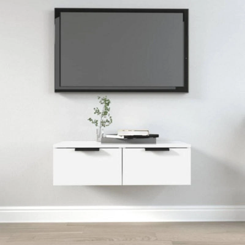 Image of Vidaxl Wall Cabinet White 68X30X20 Cm Engineered Wood, White 811394