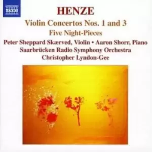 Image of Violin Concertos Nos 1 and 3 Five Nightpieces Lyndon-gee by Aaron Shorr CD Album