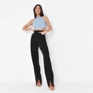 Image of Missguided Triangular Heeled Sandal - Black