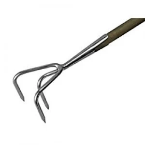 image of Faithfull Prestige Stainless Steel Cultivator Ash Handle