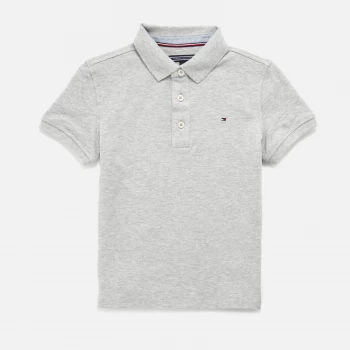 Image of Tommy Hilfiger Boys' Short Sleeve Polo Shirt - Grey - 12 Years