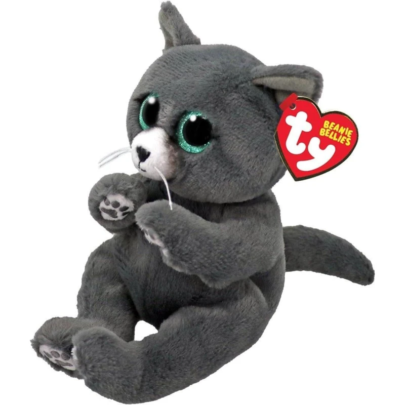 Image of Ty Beanie Bellies Binx Russian Blue Cat 15cm Multi unisex
