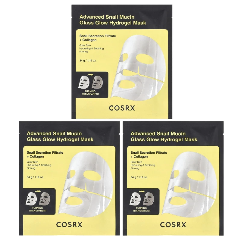 Image of COSRX Snail Mucin Hydrogel Masks Duo