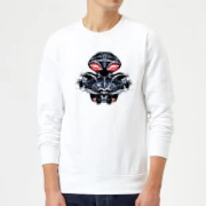 image of Aquaman Black Manta Sea At War Sweatshirt - White