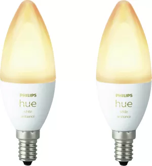 image of Philips Lighting Hue LED light bulb (pack of 2) EEC: A+ (A++ - E) White GU10 5.2 W Warm white