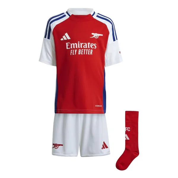 Image of adidas Arsenal Home Babykit 2024 2025 Domestic Replica Minikits 6-9 Months Red 36825908065