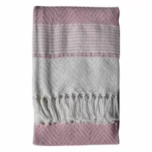 Image of Crossland Grove Pet Chevron Throw Blush 1300x1700mm