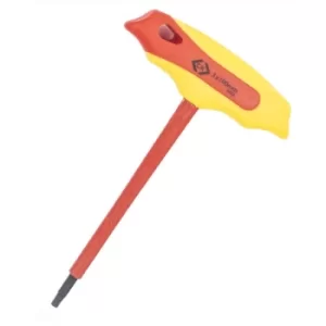 image of CK Tools T4422 03 VDE T-Handle Hexagon Key 3 mm