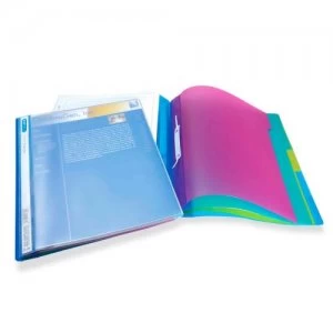 Image of Rapesco A4 Plus 5-Part ProjectFile Transparent Astd Clrs PK5