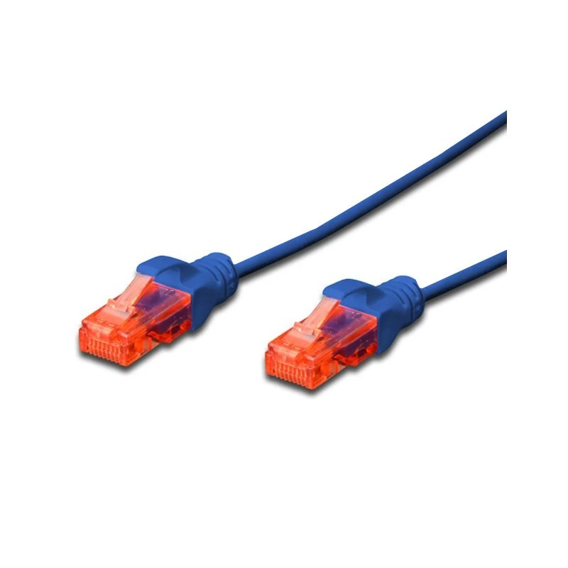 Image of FDL SLIM 0.25M CAT.6 UTP LSZH PATCH CABLE - Blue (SNAGPROOF)