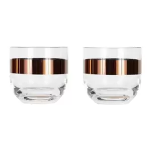 Tom Dixon Dixon Tank Whisky Glass - Brown