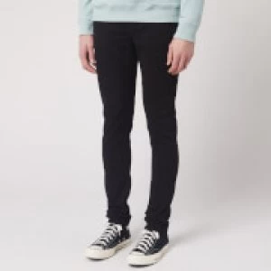 Image of Nudie Jeans Mens Skinny Lin Skinny Jeans - Black - W32/L32