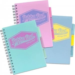 image of Pukka Pad Pastel Project Book A5 Pack of 3 8631-PST