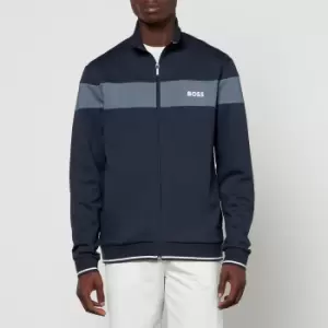 Image of BOSS Bodywear Cotton-Blend Jersey Tracksuit Jacket - XL