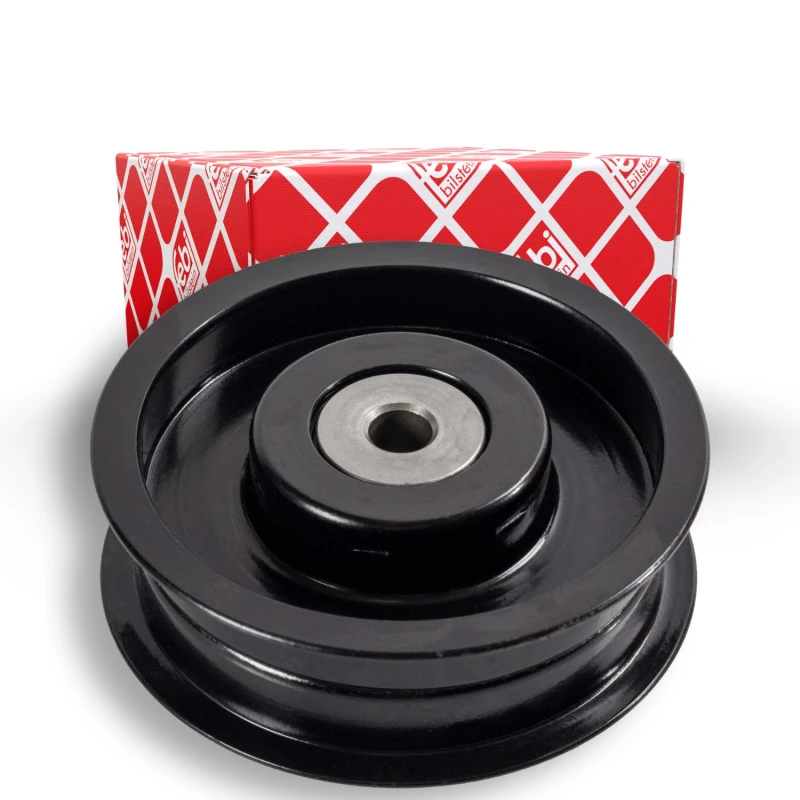 Image of FEBI BILSTEIN 30454 Idler Pulley Metal Deflection/Guide Pulley,v-ribbed belt (312)