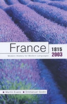 Image of France 1815-1999 by Martin Evans Paperback
