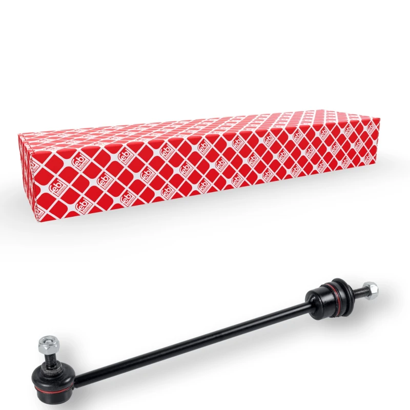 Image of FEBI BILSTEIN 19716 Anti-roll bar link OE Turbo NEW, Front Axle Right, with nuts Link Stabiliser (3229)