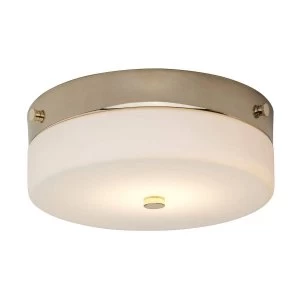 Image of 1 Light Medium Flush Light - Polished Gold