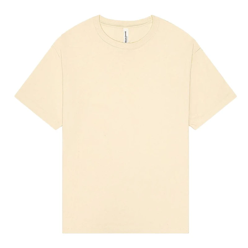 Image of Bella + Canvas Mens Heavyweight Boxy T-Shirt in Natural Size: 3XL Natural Male 3XL