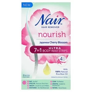 Image of Nair Cherry Blossom Body Wax Strips 20