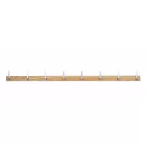 Image of Classic Heartwood Hat and Coat Rail - 1.5m 7 Hooks