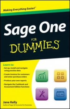 Image of Sage One for Dummies by Jane Kelly Book