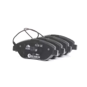 Image of ATE Brake pad set incl. wear warning contact 13.0460-3984.2 Brake pads,Brake pad set, disc brake FIAT,ALFA ROMEO,CHRYSLER,BRAVO II (198),STILO (192)