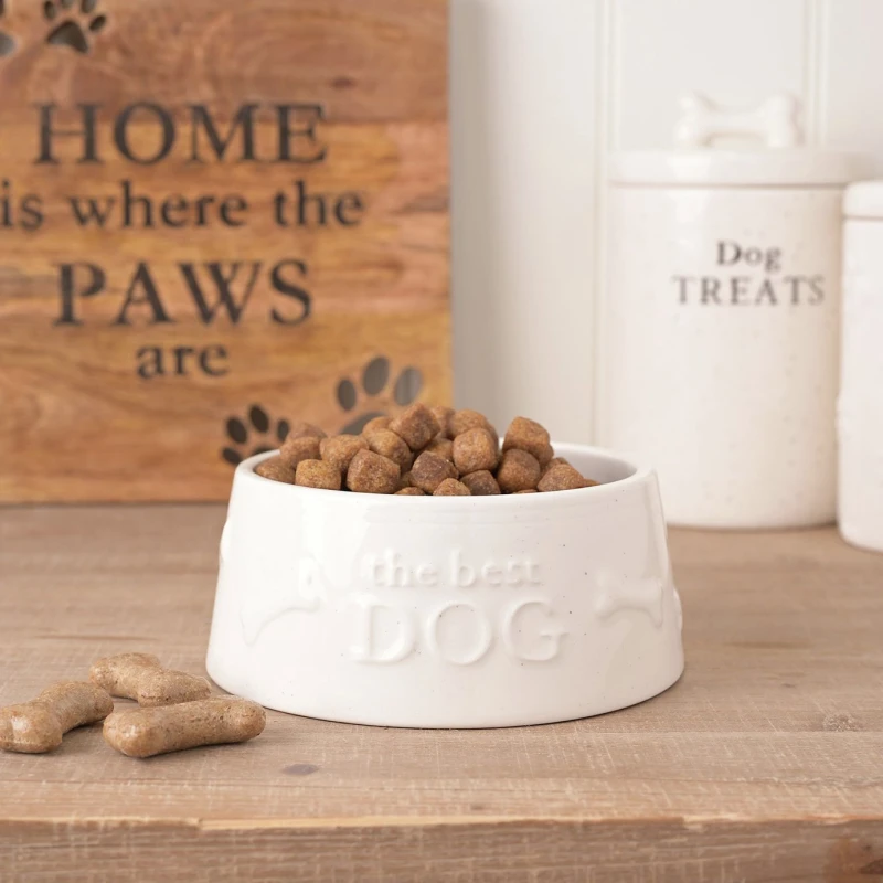 Image of Best of Breed Best of Breed Paw Prints The Best Dog Small Dog Bowl