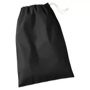Image of Westford Mill Recycled Cotton Stuff Bag (XS) (Black)