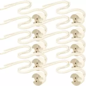 Image of 10x MR16 Bayonet Light Bulb Lamp Fitting Ceramic LED Halogen Connector Downlight