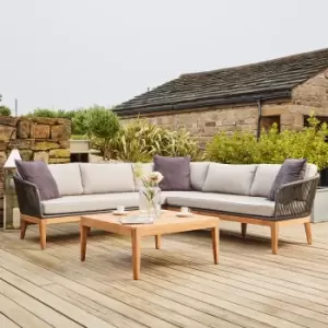 Image of Pacific Lifestyle Honolulu Corner Set - Grey