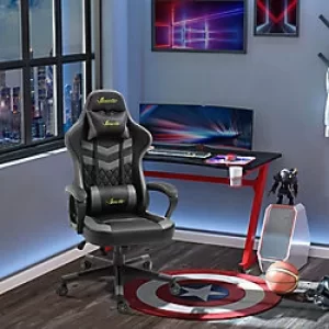 Image of Vinsetto Racing Gaming Chair with Lumbar Support, Headrest, Gamer Office Chair, Black Grey