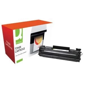 image of Q-Connect HP 35A Black Laser Toner Ink Cartridge