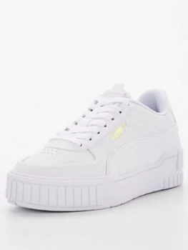 Image of Puma Puma Cali Sport Junior Trainer, White/White, Size 3