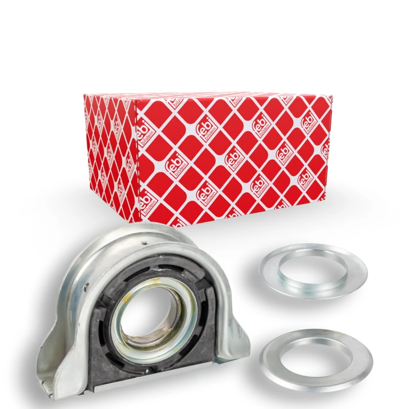 Image of FEBI BILSTEIN 107859 Suspension, drive shaft with rolling bearing Suspension,drive shaft (1420)