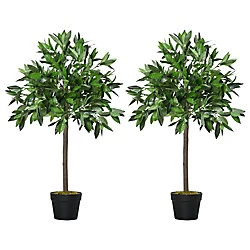 Image of Outsunny Artificial Tree 844-364V01 Green 160 mm x 160 mm x 900 mm
